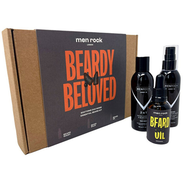 Men-Rock Oak Moss Beard Care Gift Set - Dárková sada péče o vousy