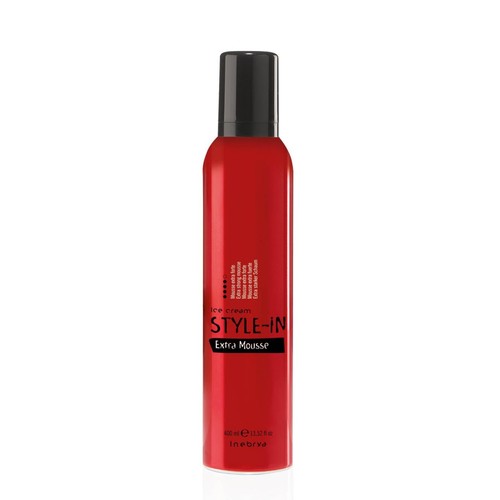 Inebrya Style-In Extra Mousse ( extra strong ) - Pěna na vlasy 400 ml