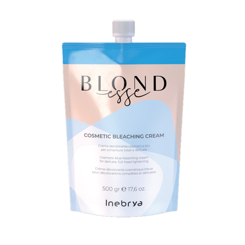 Inebrya BLONDesse Cosmetic Bleaching Cream ( 7 - 8 tones ) - Kosmetický modrý bělící krém 500 g
