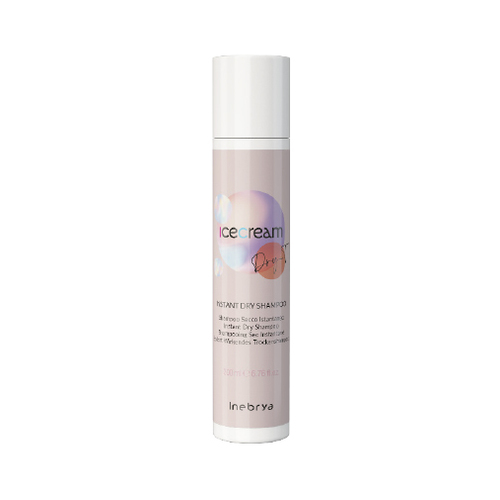 Inebrya Ice Cream Dry-T Instant Dry Shampoo ( jemné a suché vlasy ) - Instantní suchý šampon 200 ml