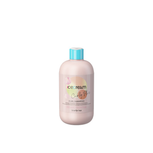 Inebrya Ice Cream Curly Plus Curl Shampoo - Hydratační šampon na kudrnaté, vlnité nebo vlasy po chemické trvalé 300 ml