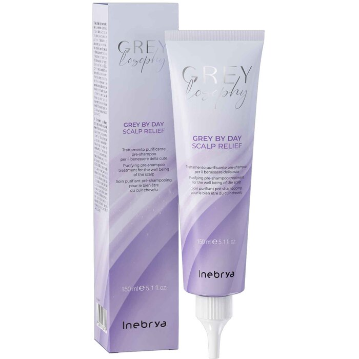 Inebrya Inebrya Grey By Day Scalp Relief Shampoo - Purifikační péče před použitím šamponu 150 ml