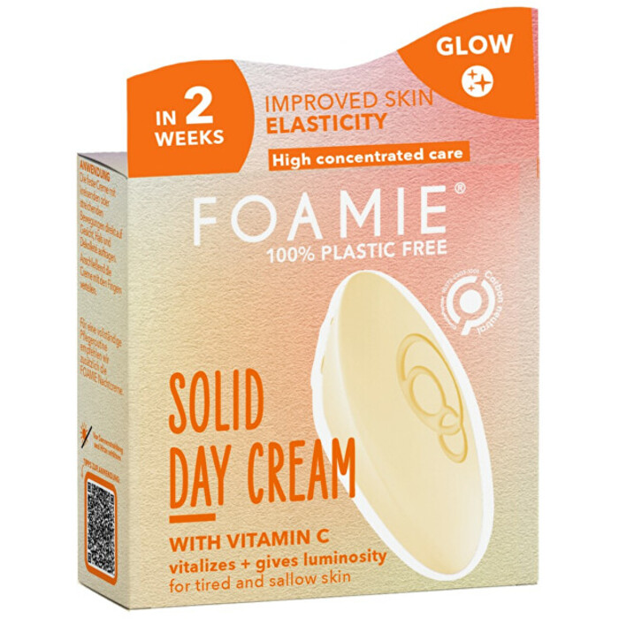 Foamie Energy Glow Solid Day Cream - Tuhý rozjasňující pleťový krém 35 g