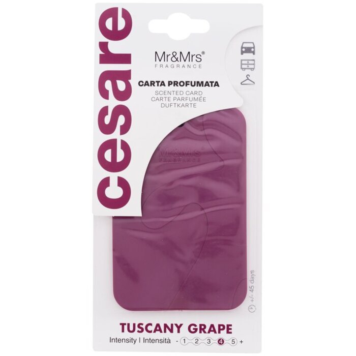 Cesare Scented Card Tuscany Grape - Vôňa do auta
