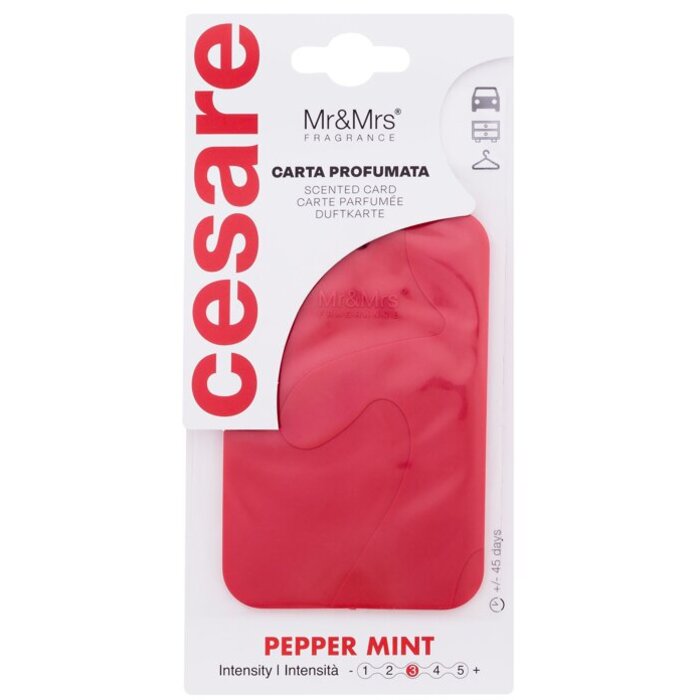 Cesare Scented Card Pepper Mint - Vůně do auta