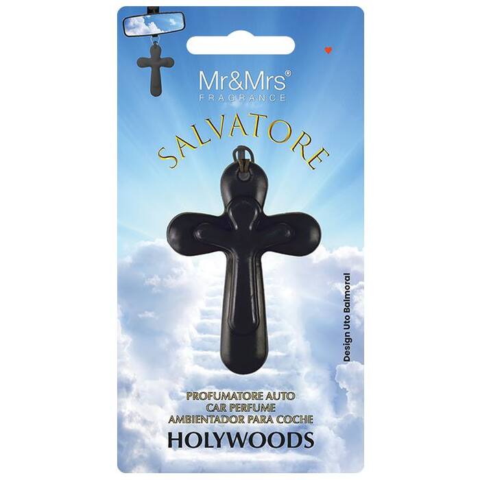 Salvatore Holy Woods Black - Vôňa do auta
