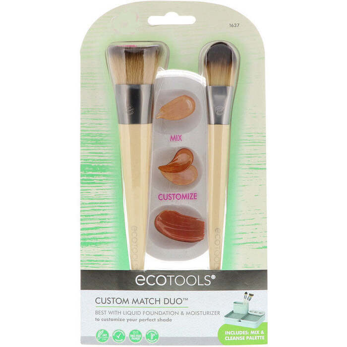 EcoTools Custom Match Duo štětec na tekutý make-up