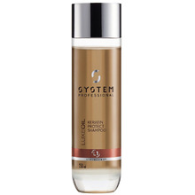 LuxeOil Keratin Protect Shampoo ( poškozené vlasy ) - Posilující šampon