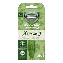 Xtreme3 ECO Green ( 4 ks ) - Jednorazový holiaci strojček pre mužov