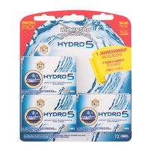 Hydro 5 ( 12 ks ) - Náhradní břity s gelovými polštářky