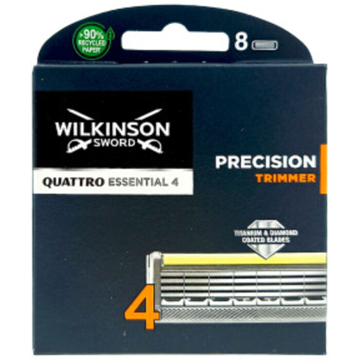 Wilkinson Sword Quattro Titanium Precision ( 8 ks ) - Náhradní hlavice 8 ks