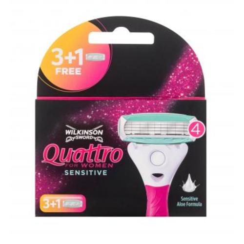 Quattro For Women Sensitive ( 6 ks ) - Náhradní hlavice