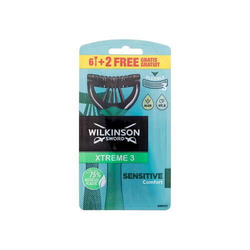 Wilkinson Sword Xtreme 3 Sensitive Comfort ( 8 ks ) - Jednorázová holítka pro citlivou pokožku