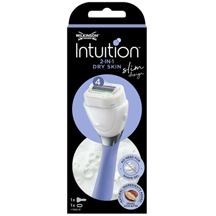 Wilkinson Sword Intuition Slim Dry Skin - Holicí strojek + 1 náhradní hlavice