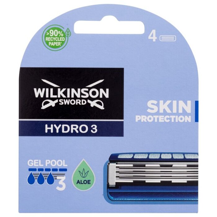 Wilkinson Sword Hydro 3 ( 4 ks ) - Náhradní břit 0 ks