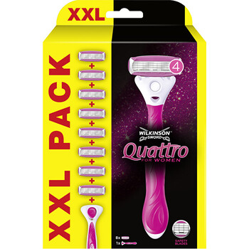 Quattro for Women - Holicí strojek + 8 ks náhradních hlavic