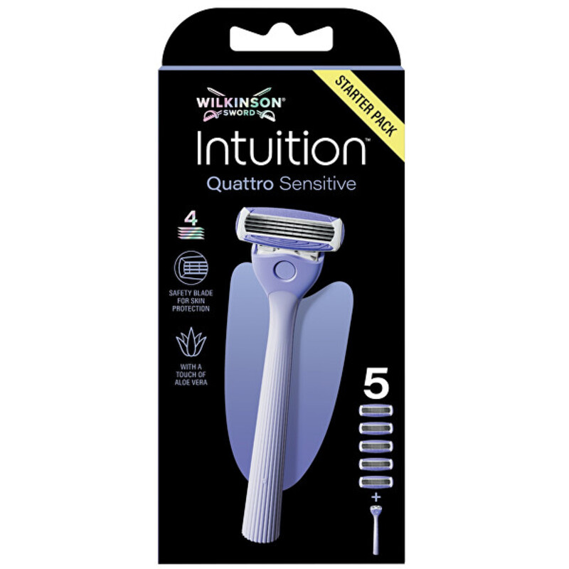 Intuition Quattro Sensitive - Holicí strojek + 5 hlavic