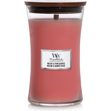 Melon & Pink Quartz Váza ( meloun a růžový krystal ) - Vonná svíčka