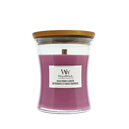 WoodWick Wild Berry & Beets Váza ( lesní ovoce a řepa ) - Vonná svíčka 275 g