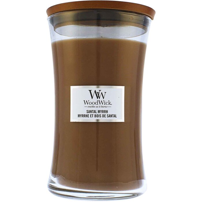 WoodWick Santal Myrrh Váza ( santalové dřevo a myrha ) - Vonná svíčka 85 g