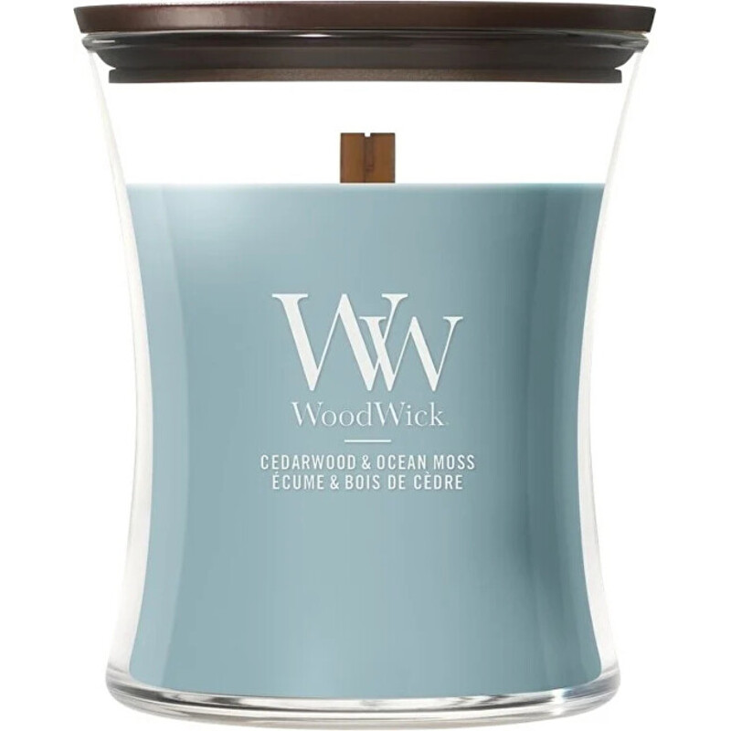 Cedarwood & Ocean Moss Váza ( cedrové dřevo a mořský mech )  - Vonná svíčka 