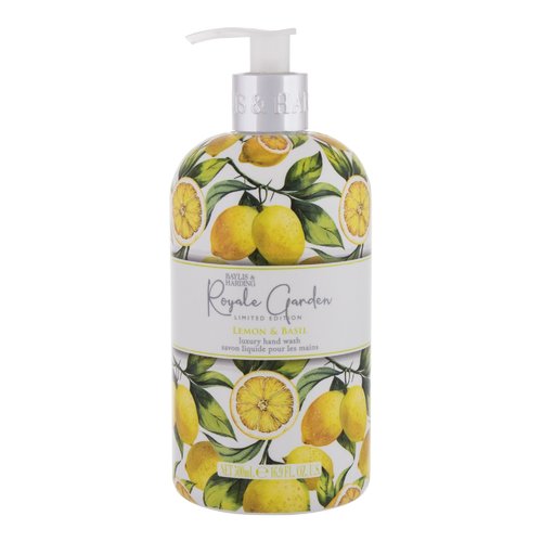 Hand Wash Royale Garden Lemon & Basil ( citron a bazalka ) - Tekuté mýdlo na ruce