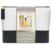 Luxury Wash Bag ( Mandarinka & Grapefruit ) Set - Darčeková sada telovej starostlivosti v kozmetickej taške 
