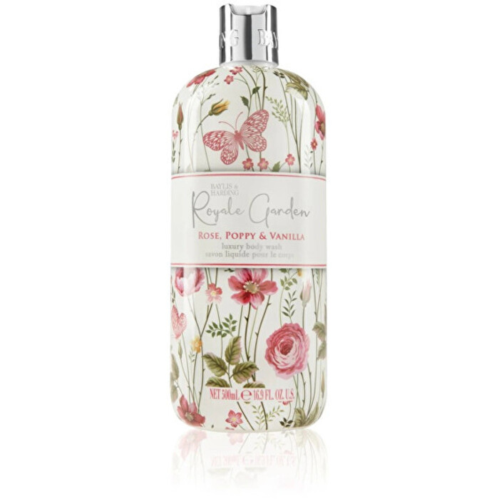 Rose, Poppy & Vanilla Luxury Body Wash - Sprchový gel