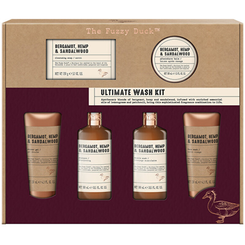 Men Body Care Set ( Bergamot, Konopí & Santalové dřevo ) - Dárková sada