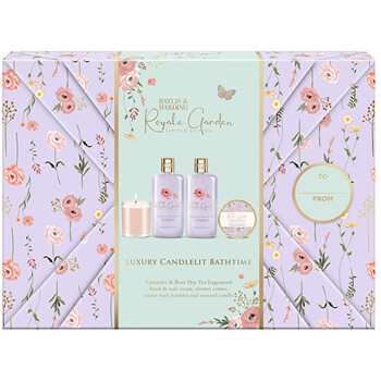 Lavender Body Care Gift Set ( Levandule & Šípkový čaj ) - Dárková sada péče o tělo