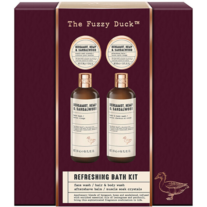 Men Bergamot Body Care Set ( Bergamot, Konopí & Santalové dřevo ) - Dárková sada