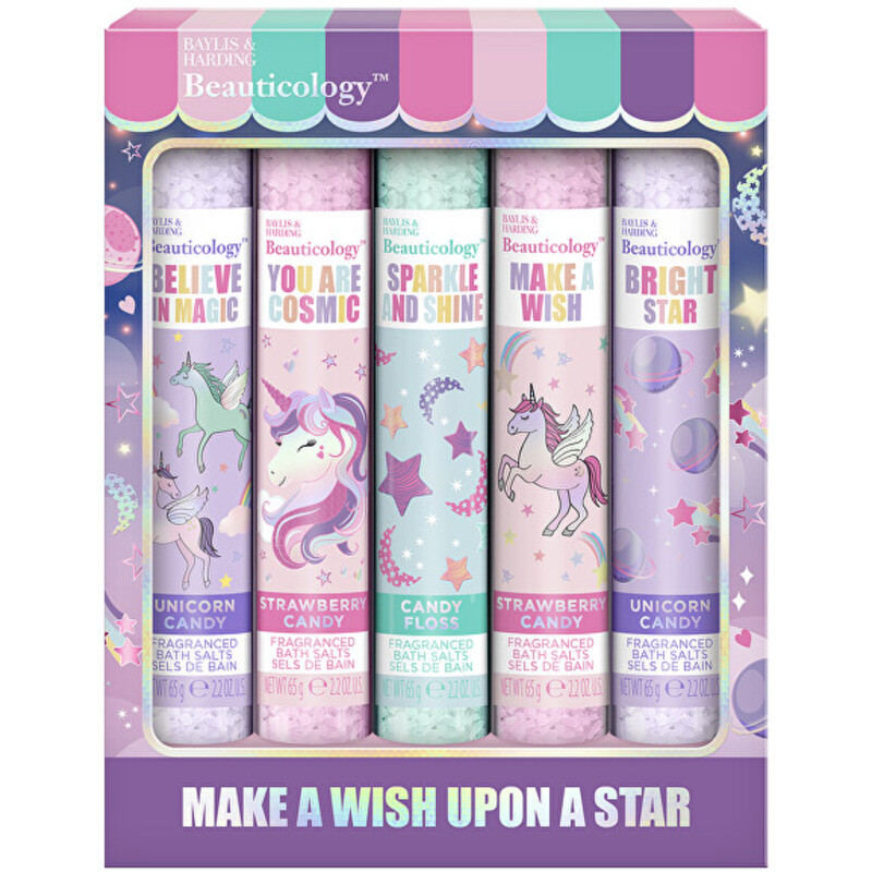 Unicorn Bath Salt Set ( 5 ks ) - Dárková sada