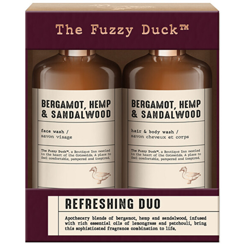 Man Shower Set ( Bergamot, Konopí & Santalové dřevo ) - Dárková sada