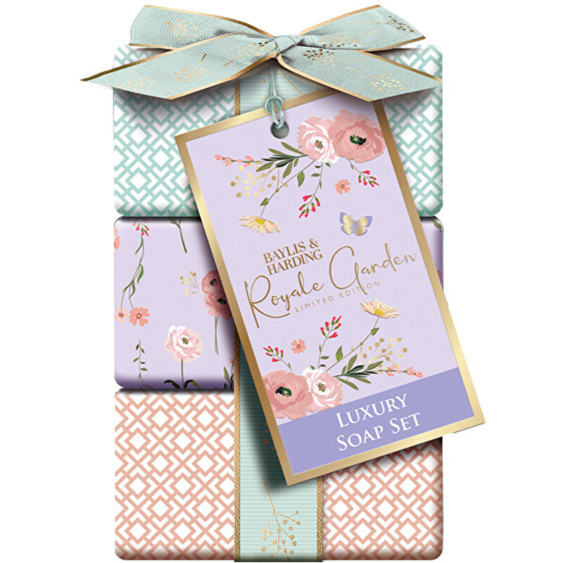 Luxury Soap Set ( Levanduľa & Šípkový čaj ) - Darčeková sada
