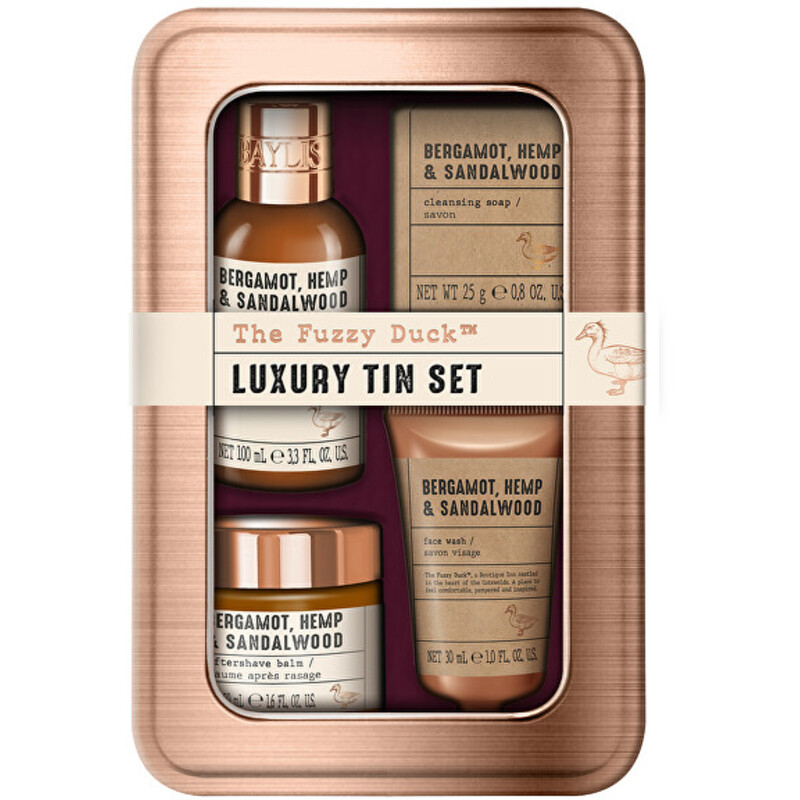 Men Luxury Tin Set ( Bergamot, Konopí & Santal ) - Dárková sada