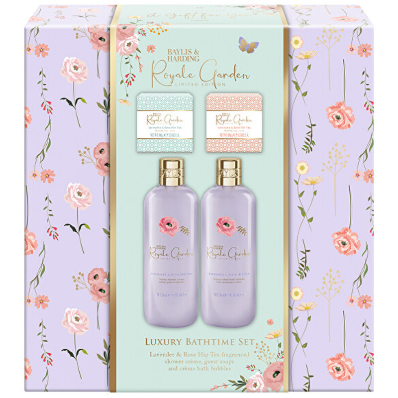 Lavender Luxury Body Care Set ( Levandule & Šípkový čaj ) - Dárková sada