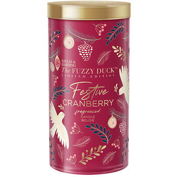 Festive Cranberry Fragranced Candle ( Zimní království ) - Vonná svíčka