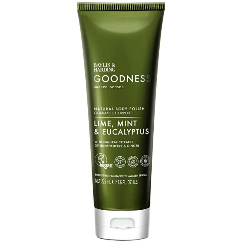 Goodness Awaken Body Peeling Limetka, Máta & Eukalyptus - Tělový peeling