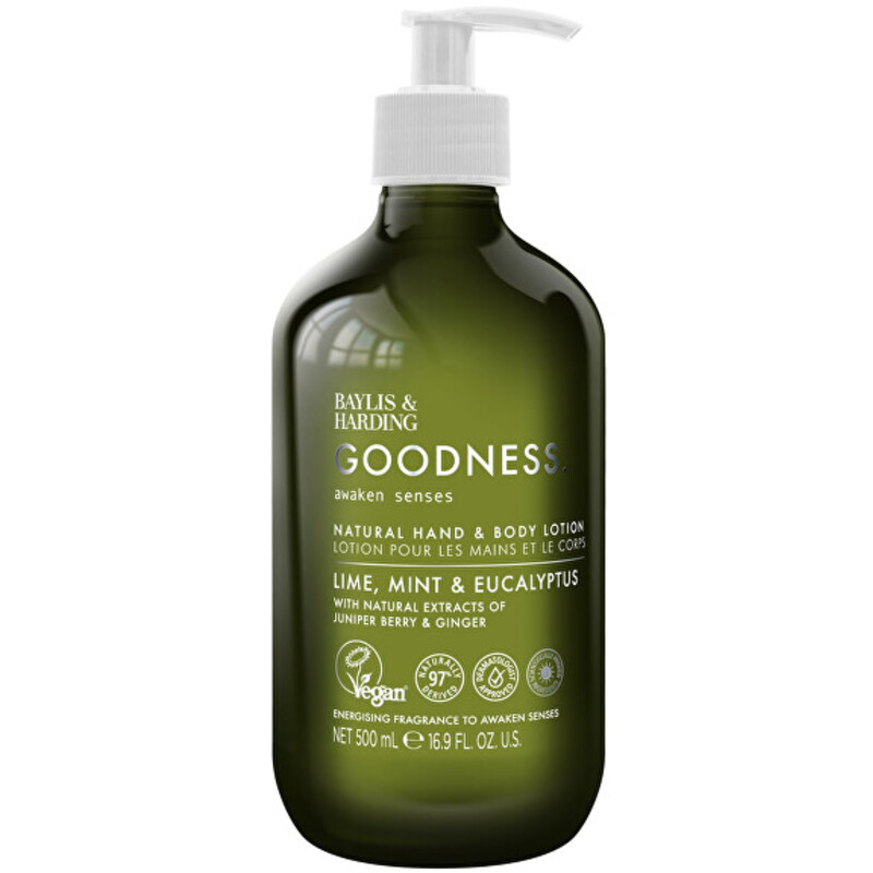 Goodness Awaken Body Milk ( Limetka, Máta & Eukalyptus ) - Tělové mléko