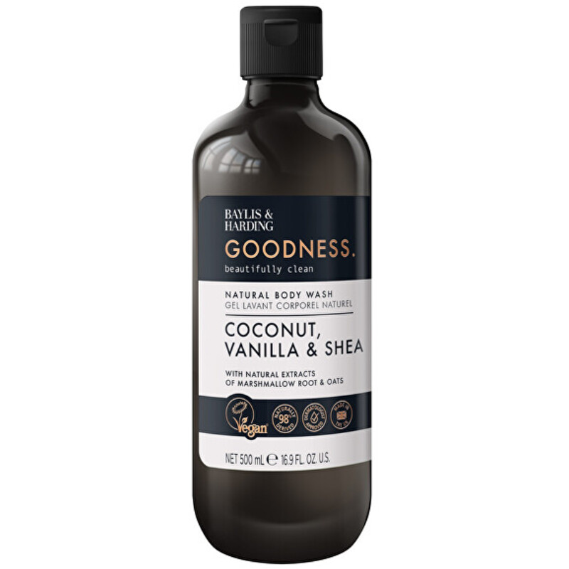 Goodness Body Wash ( Kokos, Vanilka & Shea ) - Tělové mýdlo