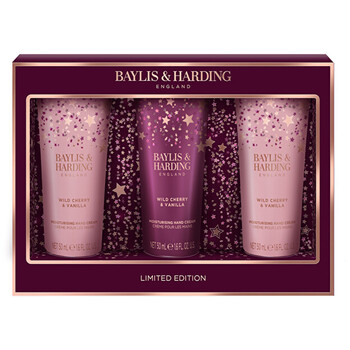 Wild Cherry & Vanilla Hand Care Set - darčeková sada krémov na ruky ( 3 ks )
