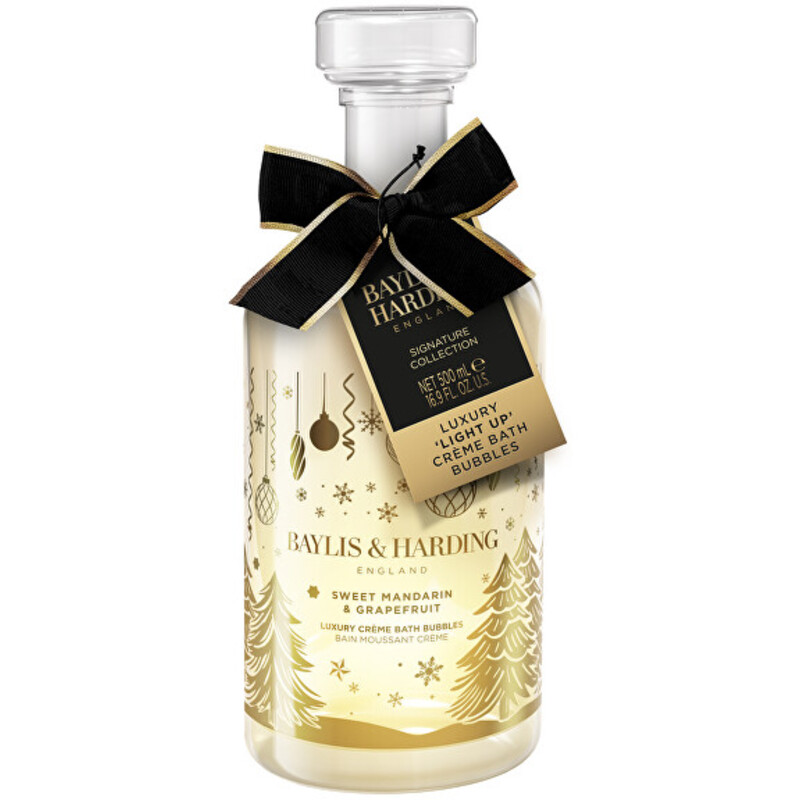 Luxury Light Up Creme Bath Bubbles ( Mandarínka & Grapefruit ) - Pena do kúpeľa

