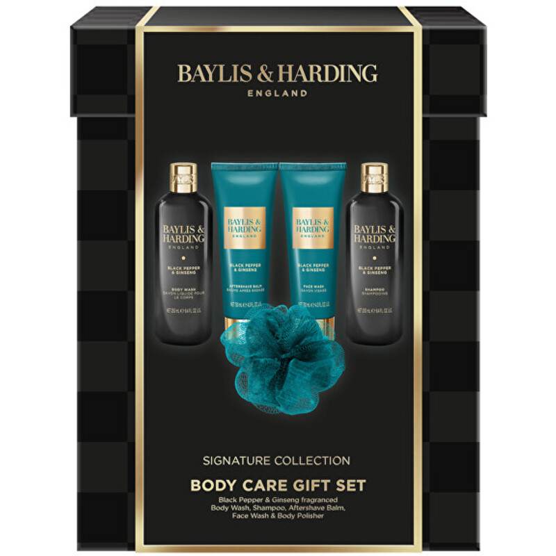Signature Collection Body Care Gift Set ( Black Pepper & Ginseng ) - Dárkový box péče o tělo pro muže ( 5 ks )