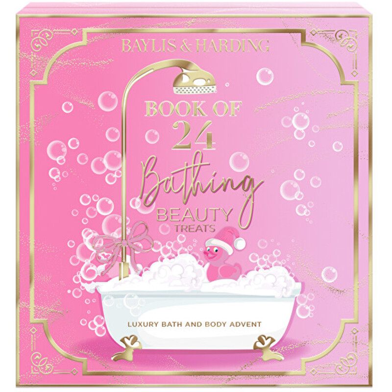 Book of 24 Bathing Beauty Treats ( Jojoba, Vanilla & Almond Oil ) - Adventní kalendář ( 24 ks )