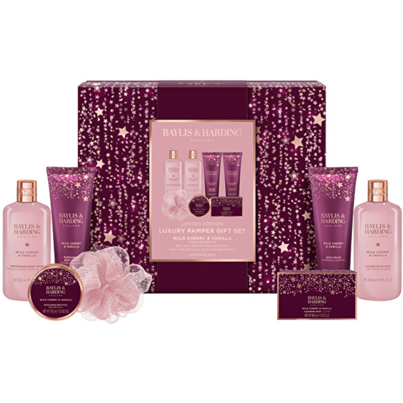 Luxury Pamper Body Care Gift Set ( Wild Cherry & Vanilla ) - Dárková sada péče o tělo ( 7 ks )