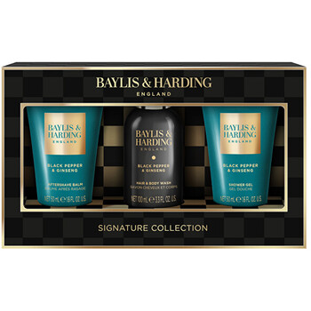 Men Shower Mini Set ( Black Pepper & Ginseng ) - Dárková mini sada péče o tělo ( 3 ks )