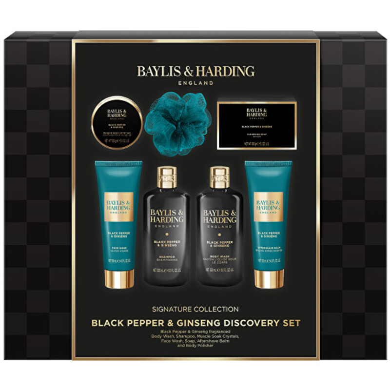 Men Gift Collection ( Black Pepper & Ginseng ) - Dárková sada péče o tělo ( 7 ks )