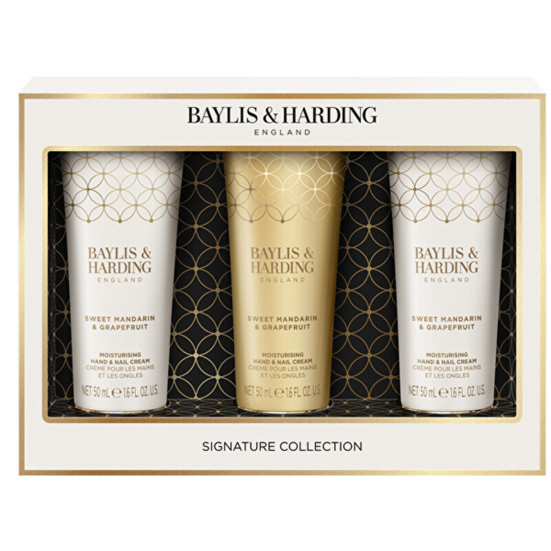 Mandarin & Grapefruit Hand Cream Trio - Dárková sada krémů na ruce ( 3 ks )