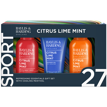 Men Shower Mini Set ( Citrus, Lime & Mint ) - Dárková mini sada péče o tělo ( 3 ks )