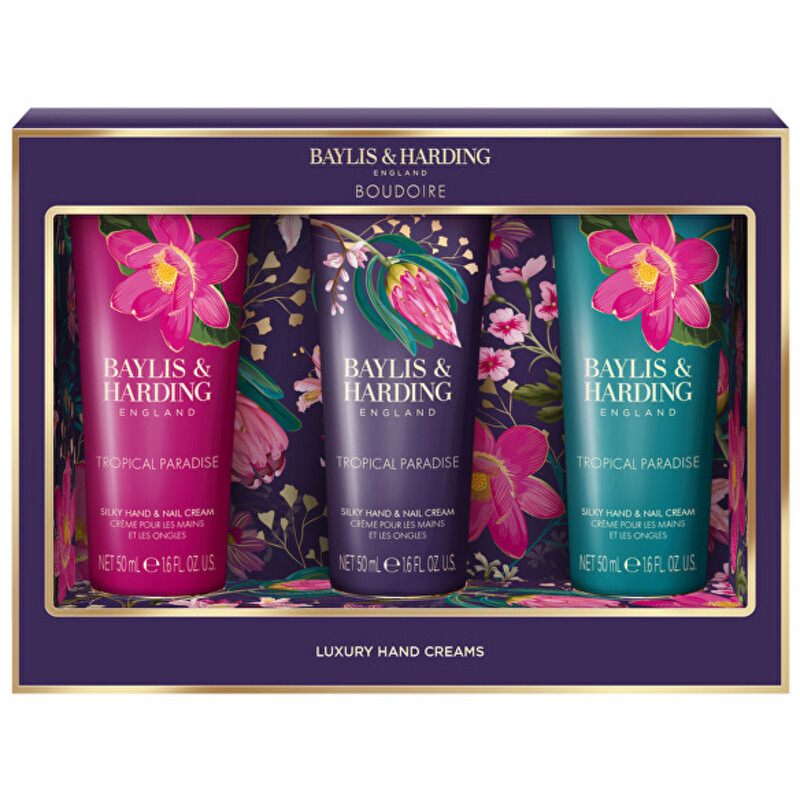 Boudoire Tropical Paradise Hand Cream Trio - Dárková sada krémů na ruce ( 3 ks )